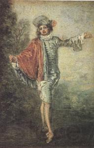 Jean-Antoine Watteau L'Indifferent(The Casual Lover) (mk05) Spain oil painting art